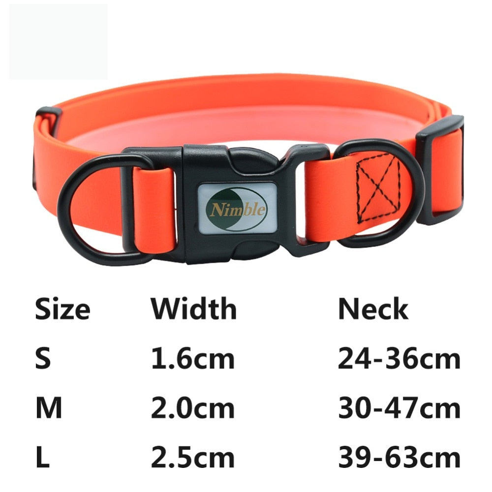 Waterproof dog collar