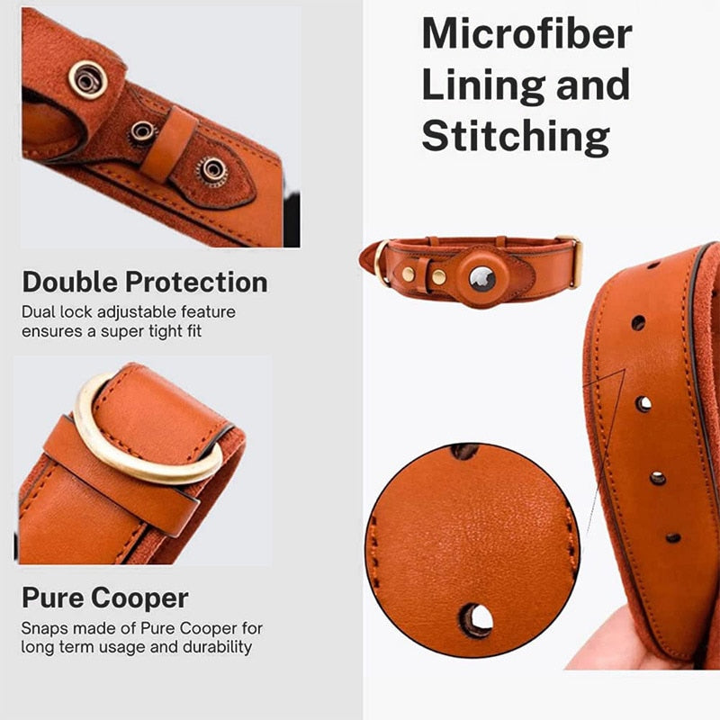 Leather AirTag Locator Poach