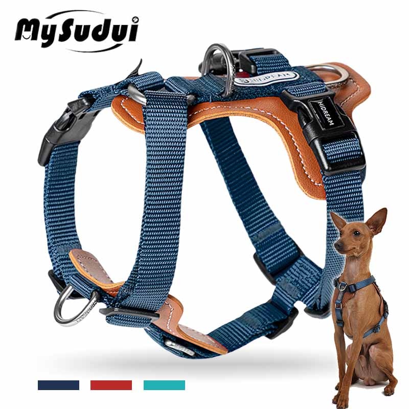 Mysudui Dog Leather Harness